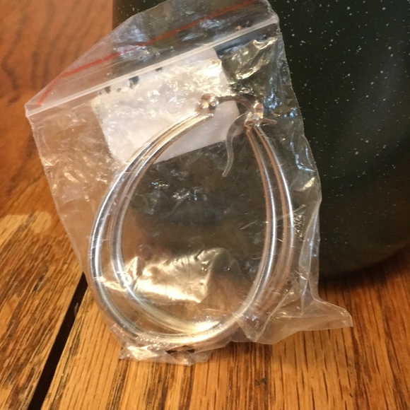 925 sterling silver hoop earrings - Picture 2 of 8